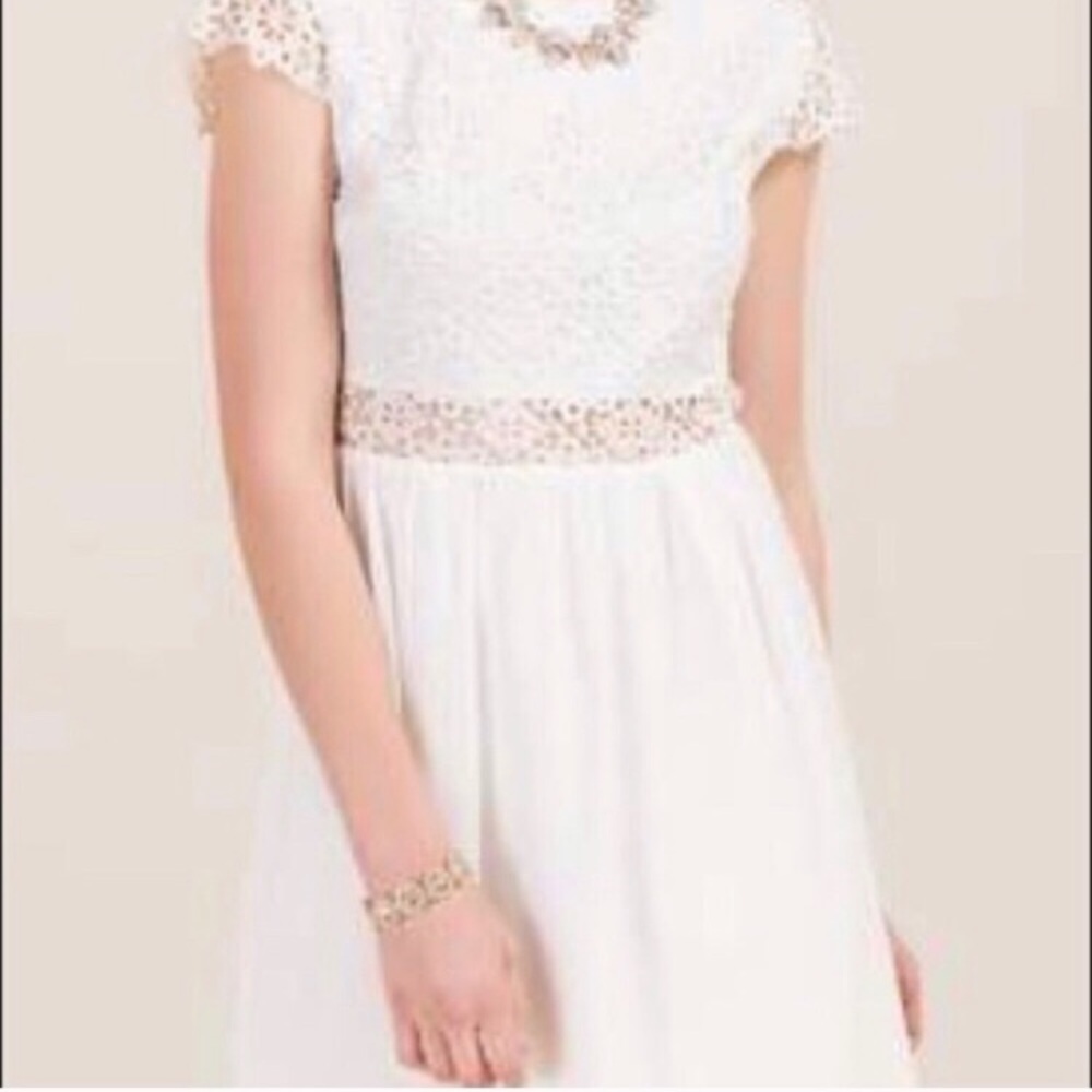 Francescas’s lace top skater dress